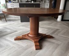 Round walnut dining for sale  DONCASTER