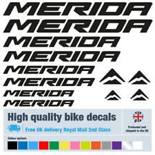 Merida bike decals labels with free bike protection (27 pack) - 20 colours for sale  Shipping to South Africa