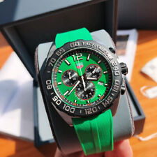 Tag Heuer 43mm Formula 1 cronógrafo quartzo verde relógio masculino CAZ101AP.FT8056, usado comprar usado  Enviando para Brazil