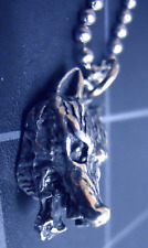 Wolf necklace pendant for sale  Shipping to Ireland