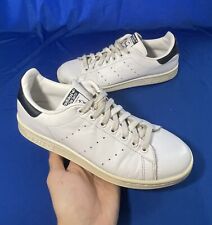 Adidas Hombre Originales Stan Smith Blanco Nube Colegiado Cuero Marino Talla 7.5, usado segunda mano  Embacar hacia Mexico