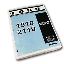 Ford 1010 Series 1910 2110 Tractor Factory Service Repair Manual Shop Book NEW for sale  Marceline