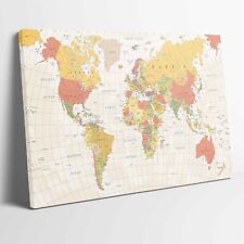 Map stretched canvas for sale  BIRMINGHAM