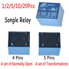 SRD - 3V/5V/6V/9V/12V/24V - SL-A/SL-C relé original azul SPDT 4/5 pinos PCB 10A comprar usado  Enviando para Brazil