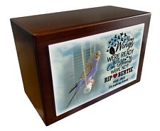 Personalised wooden cremation for sale  Shipping to Ireland