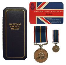 National service medal for sale  DONCASTER