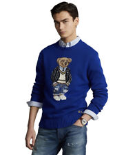 POLO RALPH LAUREN Men’s Polo Bear Cotton Sweater Size: M for sale  Staten Island