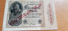 Reichsbanknote 1922 1000 gebraucht kaufen  Radevormwald