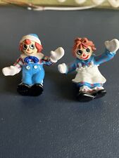 Vintage 1988 Macmillan Raggedy Ann & Andy 2” Figuras de PVC Mini Figos Brinquedos comprar usado  Enviando para Brazil
