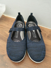 Ladies Pavers Memory Foam Shoes Size UK 8 - navy for sale  Shipping to South Africa