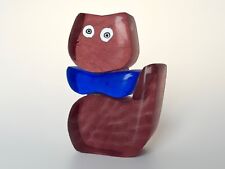 Estatuilla de gato vintage de vidrio artístico cenedés de Murano años 60 segunda mano  Embacar hacia Argentina