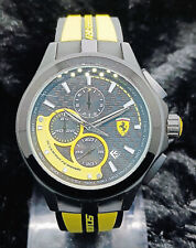 Reloj de pulsera Ferrari Evo deportivo con correa de silicio taquímetro esfera indicador de fecha para hombre segunda mano  Embacar hacia Argentina