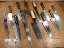 Lote dañado de cuchillos de cocina de chef japonés hocho set de Japón PA402 segunda mano  Embacar hacia Argentina