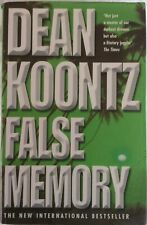 False Memory.  Dean Koontz.  Hardback, 1999.  628 Pages for sale  Shipping to South Africa
