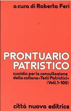 Prontuario patristico. sussidi usato  Italia