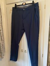 adidas golf trousers navy for sale  SWINDON