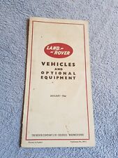 Land rover vehicle for sale  BEDFORD