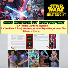 STAR WARS SHATTERPOINT 2023 OP KIT Lord Maul, Asajj, Anakin, Ahsoka, Promo Cards comprar usado  Enviando para Brazil