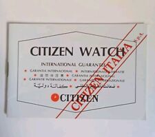 Citizen warranty garanzia for sale  Shipping to Ireland