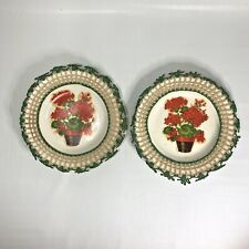Vintage plates floral for sale  Three Lakes