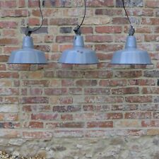 1/3 Stara lampa emaliowana Lampa przemysłowa Loft Lampa Vintage Lampa industrialna A23 na sprzedaż  PL