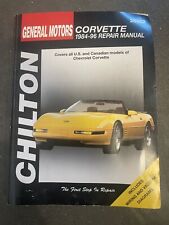 Chilton corvette general for sale  Middleton