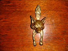 Vintage brass fox for sale  PONTEFRACT