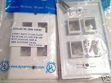 Dynacom 10600-P4WHT 4 portas placa de descarga branca com 2 em branco  comprar usado  Enviando para Brazil