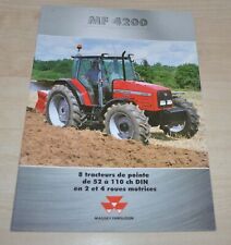 2000 Massey Ferguson MF 4200 Tractor Brochure Broszura Broszura FR 32p na sprzedaż  PL