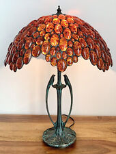 Amber lamp table for sale  Shipping to Ireland