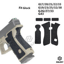 Usado, 2 peças fita protetora antiderrapante borracha aderência antiderrapante para pistola Glock 17 19 26 43 comprar usado  Enviando para Brazil