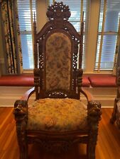 antique early throne chair for sale  Chevy Chase