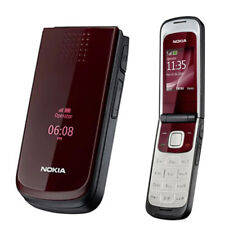 Celular original Nokia 2720 dobrável MP3 1.3MP rádio FM desbloqueado GSM 2G vermelho escuro, usado comprar usado  Enviando para Brazil