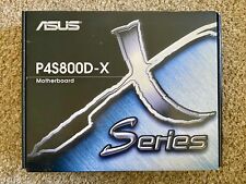 Placa-mãe ASUS X-Series P4S800D-X soquete 478 na caixa com cabos, CD, documentos, etc. comprar usado  Enviando para Brazil