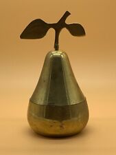 Vintage brass pear for sale  Shipping to Ireland