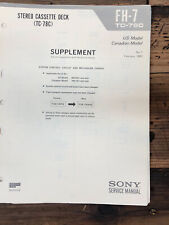 Sony supp. service for sale  Portland