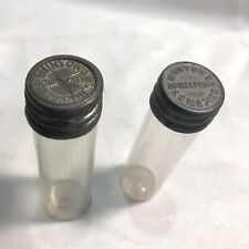 2 botellas/viales antiguos de remedios homeopáticos de Munyon, principios del siglo XX segunda mano  Embacar hacia Argentina