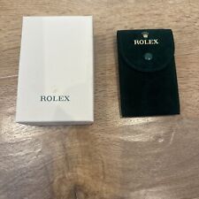 Rolex green pouch for sale  CANNOCK