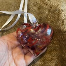 hanging glass hearts for sale  WARRINGTON