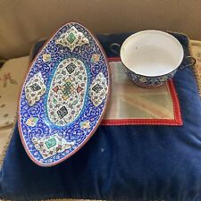 Ornate tin plate for sale  DARTFORD