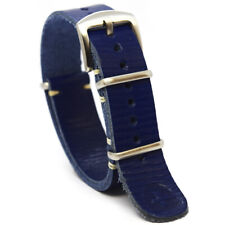 Nato strap leather for sale  Shipping to Ireland
