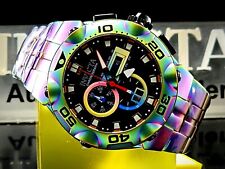 Raro relógio Invicta 49mm masculino SUBAQUA cronógrafo suíço iridescente SS comprar usado  Enviando para Brazil
