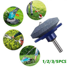 3/5/10PCS Lawnmower Blade Sharpener Garden Lawn Mower Grinder Wheel Stone Drill, used for sale  Shipping to South Africa