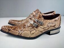 NEW ROCK BROWN SNAKESKIN ANKLE COWBOY SHOES NEWMAN EUR 47 M-2246-C16 na sprzedaż  PL