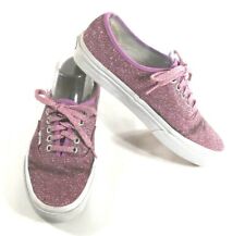 Usado, Tênis Vans autêntico Lurex glitter rosa cano baixo com cadarço feminino EUA 8 *** comprar usado  Enviando para Brazil