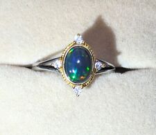 schwarzer opal ring gebraucht kaufen  Berlin