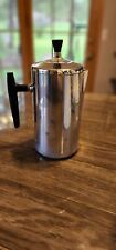 Wear-Ever Aluminum Stovetop 8 Cup Coffee Pot Percolator 968 with Lid and basket, used for sale  New Ulm