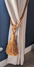 Gold tassel curtain for sale  HUNTLY