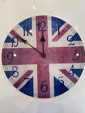 Union jack clock for sale  IPSWICH