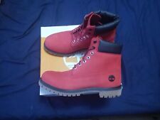 Men timberland red for sale  Shipping to Ireland